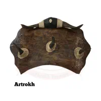 دیوارکوب جاکلیدی و جالباسی شاخ طبیعی با چوب