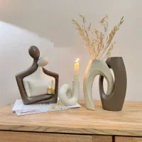 دکوری زوج عاشق مینیمال|مجسمه، تندیس، ماکت|کیش, |دیوار