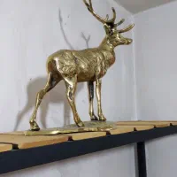 مجسمه گوزن برنز و میوه خوری برنز|مجسمه، تندیس، ماکت|ری, دیلمان|دیوار