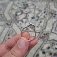 حلقه نقره  زنانه