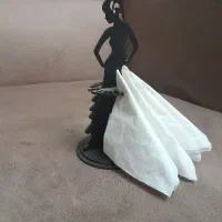 جا دستمالی مدل عروس