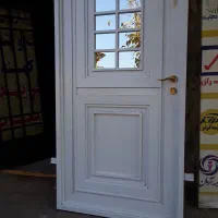 در‌ ضد سرقت طرح چوب ویلایی