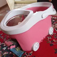 طی زمین شوی سطلی چرخشی پدال دار