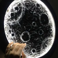 ماه دکوراتیو|چراغ خواب و آباژور|اصفهان, آهنگران|دیوار