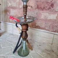 قلیان چوب گردو آب بندی دو سیب