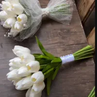 دسته گل عروس مصنوعی|گل مصنوعی|یزد, |دیوار