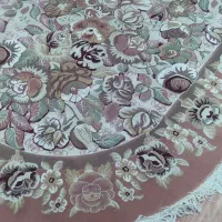 قالیچه گل برجسته بیضی