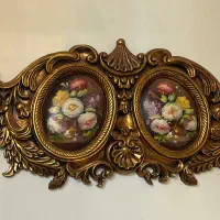 تابلو نقاشی آنتیک چوبی وارداتی