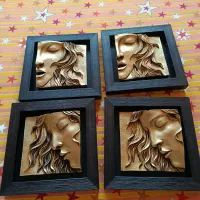 تابلو صورتک ۴عدد|تابلو، نقاشی، عکس|خرمآباد, |دیوار