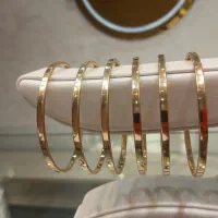 شش عدد النگو آینه ای سایز دو با دو درصد