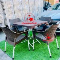 میز و صندلی پلاستیکی مدل آرشام صندلی باغی نهارخوری