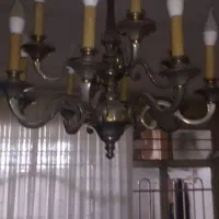 یگ عدد لوستر برنجی سلطنتی|لوستر و چراغ آویز|مشهد, نیزه|دیوار