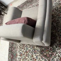 مبل تک نفره و میز جلومبلی|مبلمان خانگی و میز عسلی|کرمان, |دیوار