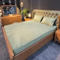 تولید کاور تشک مخمل محافظ تشک نیم ست کشدوزی|سرویس روتختی|تبریز, |دیوار