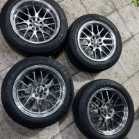 رینگ و لاستیک سایز ۱۶ bbs|قطعات یدکی و لوازم جانبی|اهواز, کوی ملی راه|دیوار