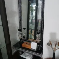 بوفه میزتلوزیون آیینه شمعدان قیمت توافقی|بوفه، ویترین، کنسول|گرگان, |دیوار