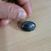 پلاک نقره عیار925 حدید اصلی