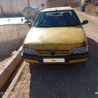 پژو زرد بیرون شهری