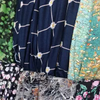 همه نوع پارچه درجه یک انواع نخی و کرپ و...