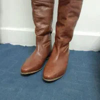 چکمه چرم زنانه نو