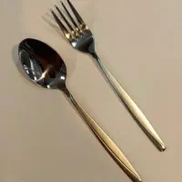 ست قاشق وچنگال Unique مدل استیل 12عددی