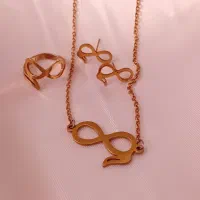 گردنبند و گوشواره ست 150|بدلیجات|مرند, |دیوار