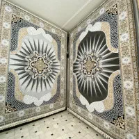 فرش خورشید نقره ای