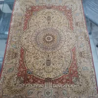 فرش دست بافت تمام ابریشم به ابعاد ۱ در ۱.۵|فرش|قم, زنبیل آباد|دیوار