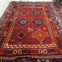 ۷ تخته فرش لری دستباف قدیمی|فرش|لردگان, |دیوار