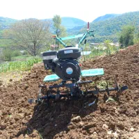 شخم زدن زمین بادستگاه