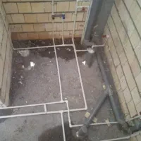 لوله کشی آب و فاضلاب منزل مسکونی یک الی دو طبقه