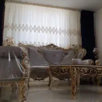 مبل استیل سلطنتی چوب راش وتخت خواب