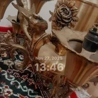 لوستر برنز خالص مدل فرشته|لوستر و چراغ آویز|تبریز, |دیوار