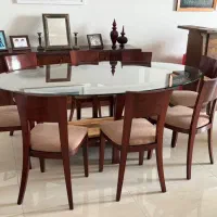 ست میزنهارخوری و صندلی ۸ نفره در حد نو