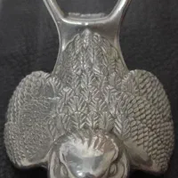 دربازکن بسیار زیبا و کمیاب پرنده‌ی وینتیج نقره