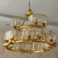 لوستری بسیار زیبا و فاخر|لوستر و چراغ آویز|کرج, باغستان|دیوار