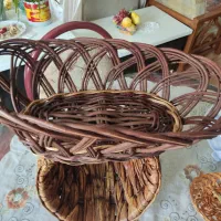 سبد چوبی دستبافت