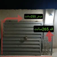 در آهنی قدیمی سنگین|مصالح و تجهیزات ساختمان|گرگان, |دیوار