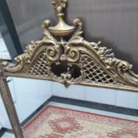 اینه برنزی خالص قدیمی خیلی سنگین وشیک