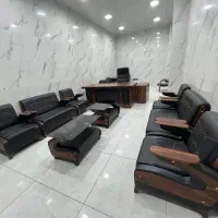 صندلی ۸ نفره با میز وسط و میز جلو ، همه نوعه نو