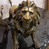 مجسمه برنزی شیر|مجسمه، تندیس، ماکت|مرند, |دیوار