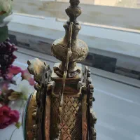 ساعت برنجی سنگین سنگین قدیمی تازه آبکاری شده|صنایع دستی و سایر لوازم تزئینی|تهران, مشیریه|دیوار