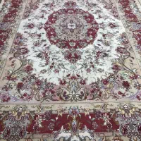 (فرش فرزین)جفت ۹ متری خطیبی۴۰ رج (کف قیمت) نخ پشم