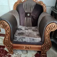 مبل هفت نفره همراه جلومبلی وعسلی|مبلمان خانگی و میز عسلی|لنجان, |دیوار