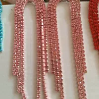 گوشواره های مجلسی وپابندیادستبندو2عددتل دخترانه|زیورآلات و اکسسوری|قم, مهر آباد|دیوار