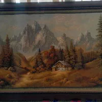 تابلو طرح اسپانیایی|تابلو فرش|شهرکرد, |دیوار