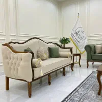 مبل استیل ست ۸ نفره شرکتی مدل فرانسویی کویین چستر