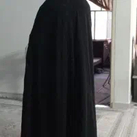چادر مشکی طرح برگ