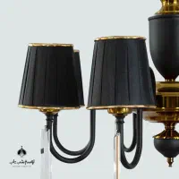 لوستر ۵ شعله فلزی