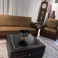 نیم‌ست مبلمان میز وسط اباژور ساعت ایستاده|مبلمان خانگی و میز عسلی|ساری, |دیوار